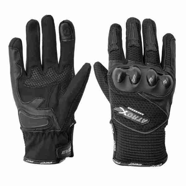 MOTATX0163-01-1.jpg GUANTES "ATROX" AT-4210 VENTILADO CORTO NEGRO M