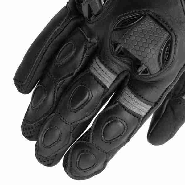 GUANTES "ATROX" AT-4208 VENTILADO CORTO GRIS M