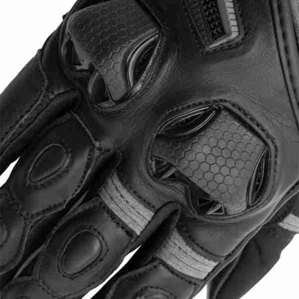 GUANTES "ATROX" AT-4208 VENTILADO CORTO GRIS M