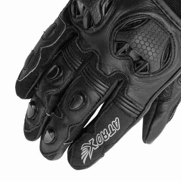 GUANTES "ATROX" CE-4320 PIEL CORTO ROJO XL