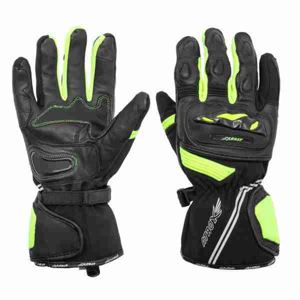 GUANTES "ATROX" AT-4001 PIEL LARGO AMARILLO M