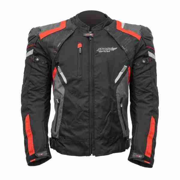 MOTATX0242-01 CHAMARRA "ATROX" AT-2120 CORDURA CORTA GRIS/ROJO M