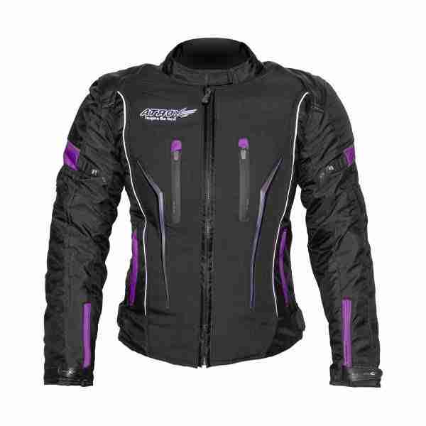 MOTATX0262-01 CHAMARRA DAMA "ATROX" AT-2419 CORDURA CORTA MORADA EEG