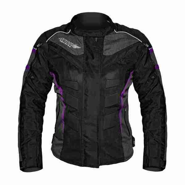 MOTATX0320-01 CHAMARRA DAMA "ATROX" CE-2471 CORDURA VERANO CORTA MORADO EG