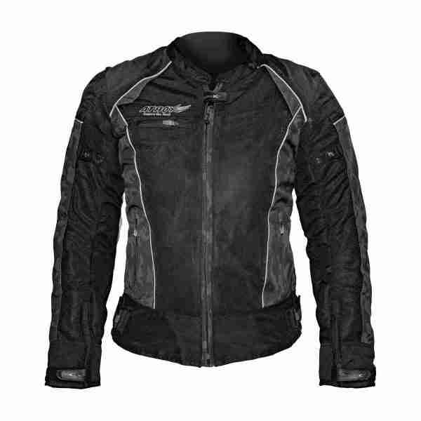 MOTATX0329-01 CHAMARRA DAMA "ATROX" AT-2477 CORDURA VERANO CORTA GRIS EG