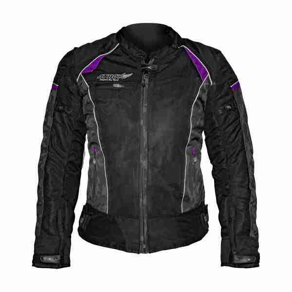 MOTATX0334-01 CHAMARRA DAMA "ATROX" AT-2477 CORDURA VERANO CORTA MORADO EG