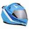 CASCO INTEGRAL TRACK HR AZUL/BLANCO L