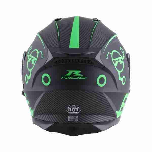 CASCO ABATIBLE TOUR HR GRUNT NGO/VERDE L
