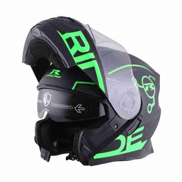 CASCO ABATIBLE TOUR HR GRUNT NGO/VERDE L