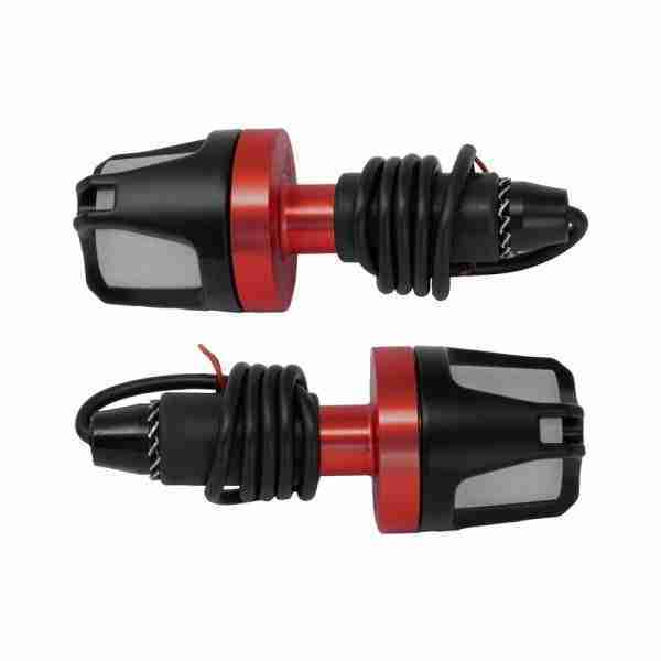 DIRECCIONALES LED "RIDE" P/MANUBRIO ROJO