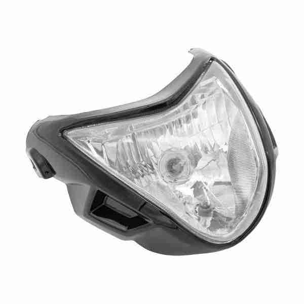 MOTFA47-01 CONJUNTO FARO "KIMTEC" P/ITALIKA FT125 TS C/BISEL NEGRO