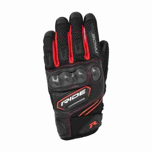 MOTGT381-02 GUANTES "RIDE" SPORT R-204 NEGRO/ROJO XXL