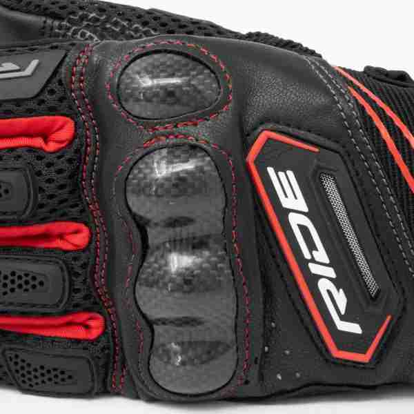 MOTGT381-03 GUANTES "RIDE" SPORT R-204 NEGRO/ROJO XXL