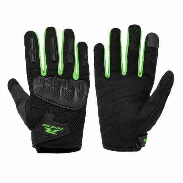 MOTGT396-01 GUANTES "RIDE" URBAN R-238 NEGRO/VERDE FLUO M
