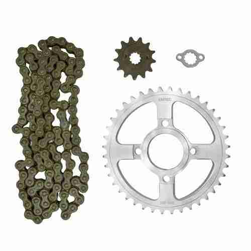 MOTKT371-01 KIT DE SPROCKETS Y CADENA "KIMTEC" P/VENTO CROSSMAX PR0 300 13/40T+520H-120L