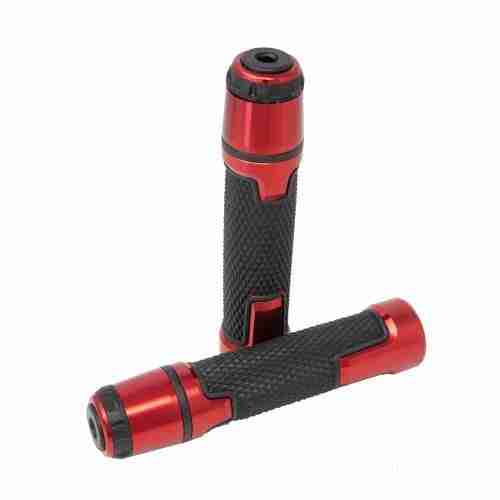 MOTPU101 PUÑOS C/ALUMINIO "RIDE" ROJO