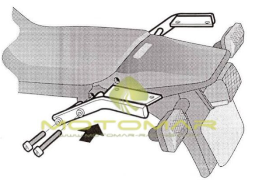 MOTSF11-1 SOPORTE Y0XT64ST P/YAMAHAXT600E 95-02