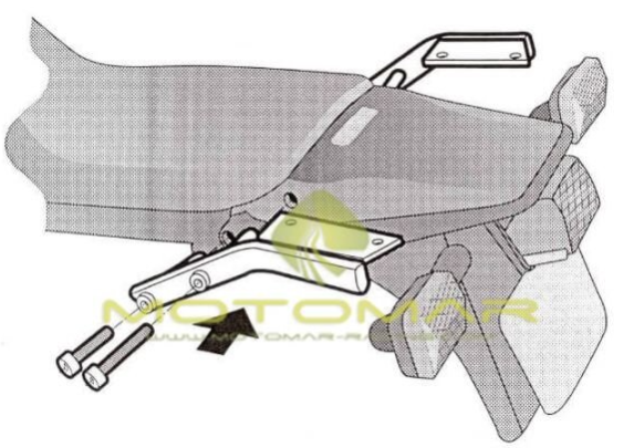 MOTSF11-1 SOPORTE Y0XT64ST P/YAMAHAXT600E 95-02